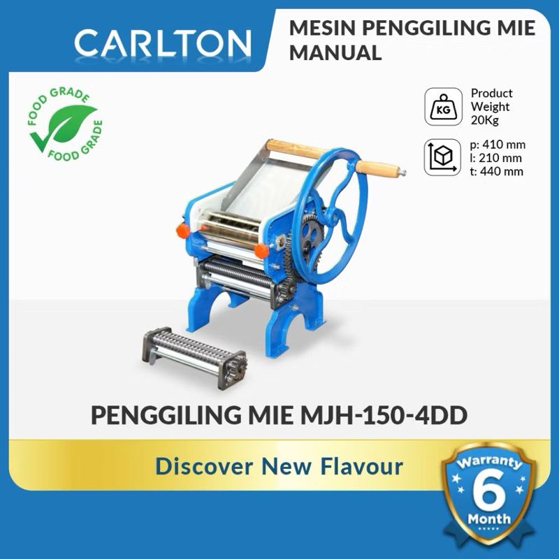 MESIN GILINGAN MIE MANUAL CARLTON NOODLE MAKER
