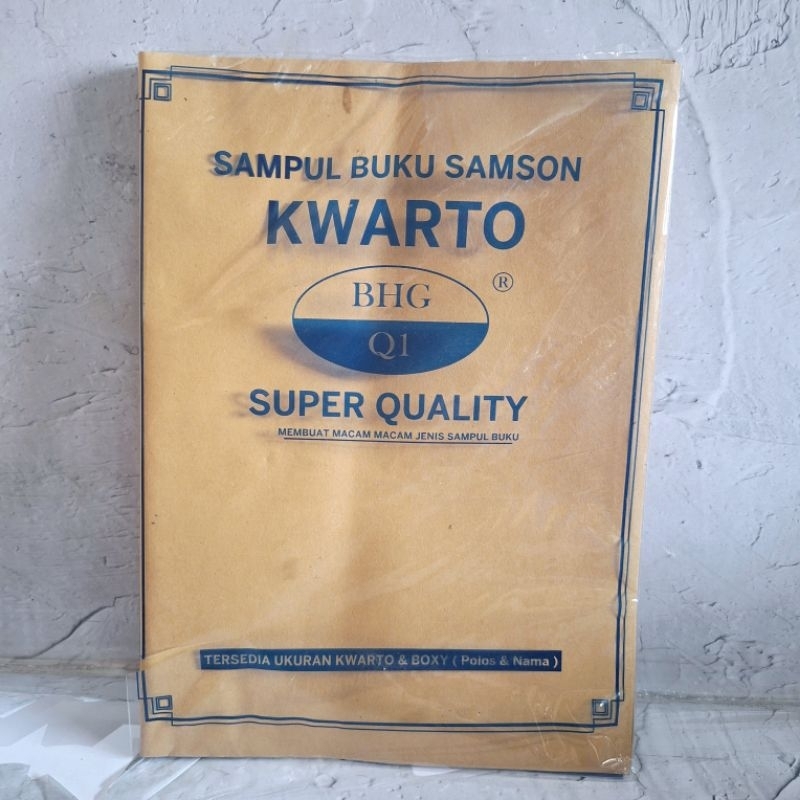 

Sampul Kertas Coklat Polos Kuarto