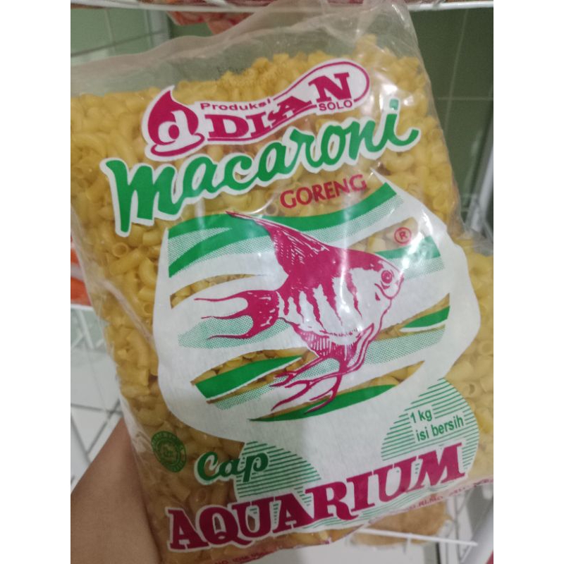 

Makaroni Mentah cap Aquarium 1kg