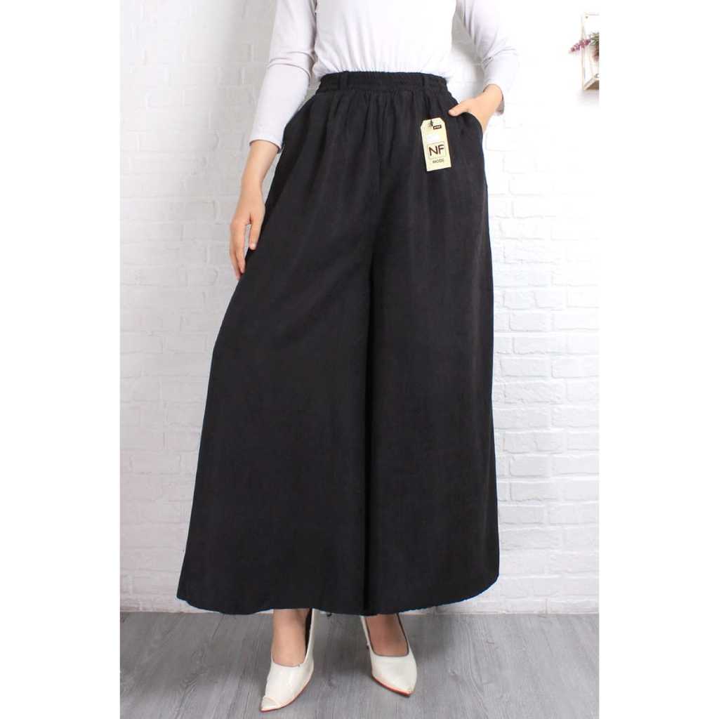 Kulot Panjang Kaki Lebar Celana Kulot Rok Celana Kulot Payung