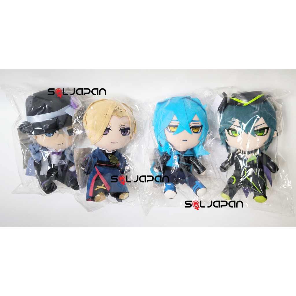 Twisted Wonderland Gift Plush Nuigurumi Azul Vil Idia Malleus Set of 4