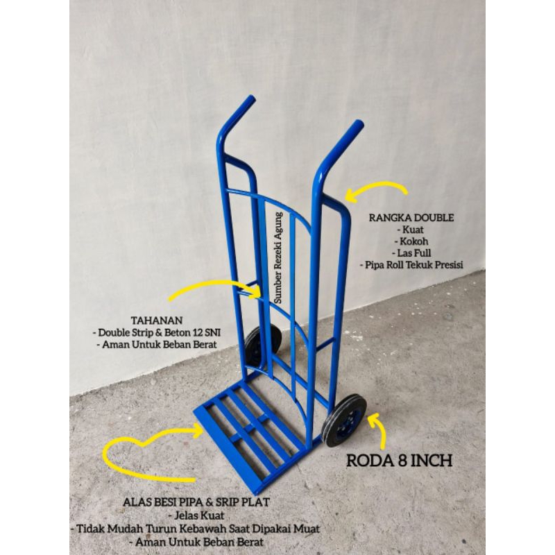 trolley roda 2 / troli roda 2 / trolley angkut barang / troli angkut barang /  Lori barang / trolley