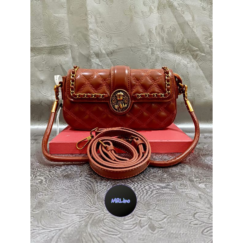 Italuita Tas Original warna Merah bata