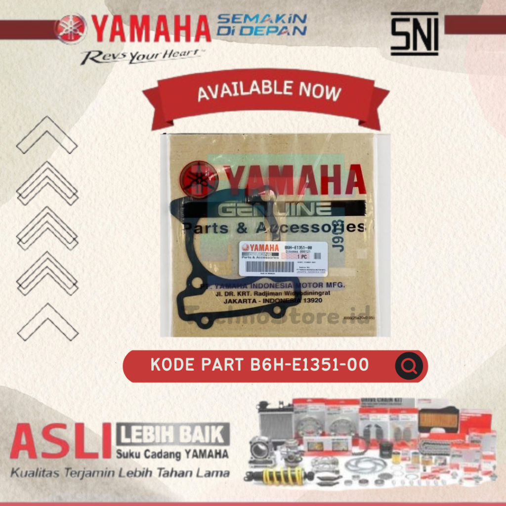 Paking Packing Gasket Block All New Nmax ORIGINAL YAMAHA B6H-E1351-00