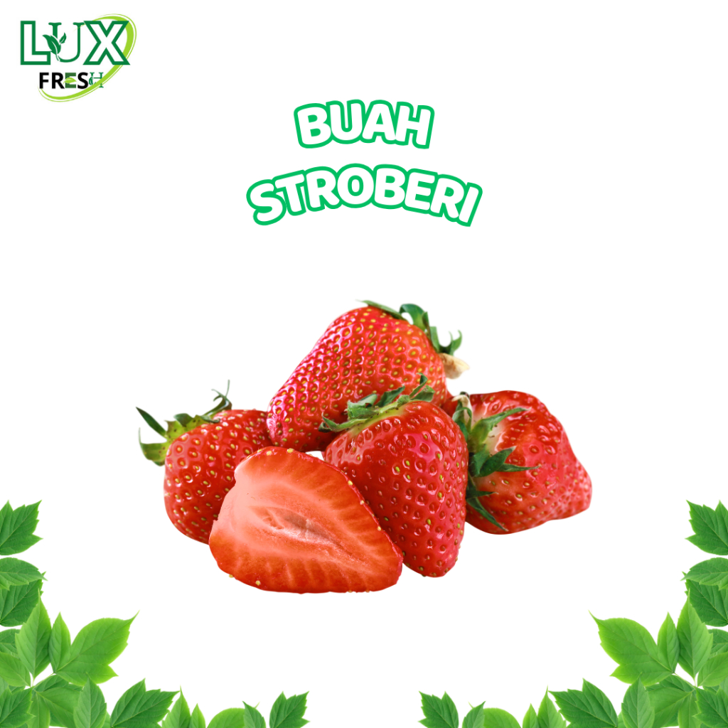

BUAH STROBERI 1 PACK SEGAR DAN BERKUALITAS