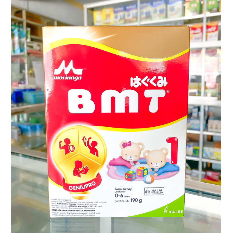 MORINAGA BMT SUSU FORMULA BAYI 0-6 BULAN 190 GRAM