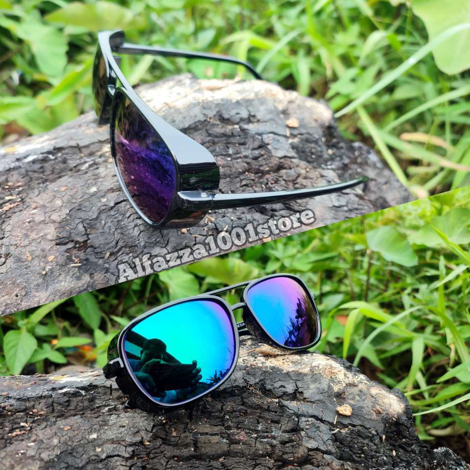 CBR3001CM Grosir Kacamata - Kacamata Pria Model Kotak Safety Lensa Mirror Cermin Anti Debu Aviator S