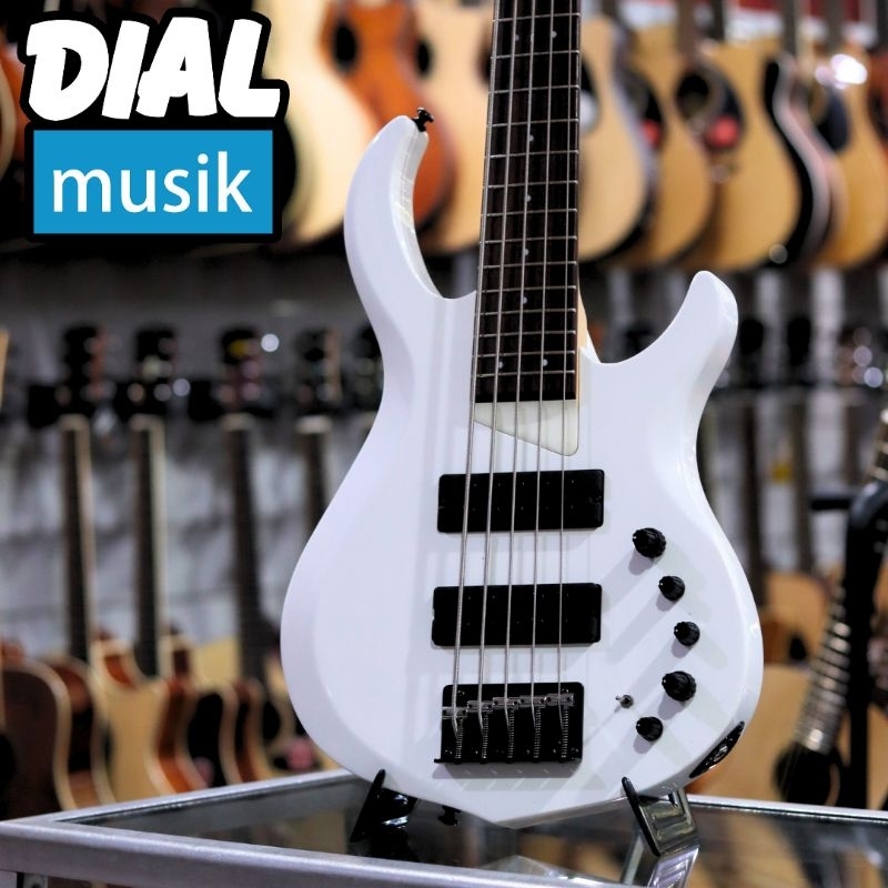 Sire Marcus Miller M2 5 String 2nd Gen Electric Bass / White / Bass Sire Original 5 Senar