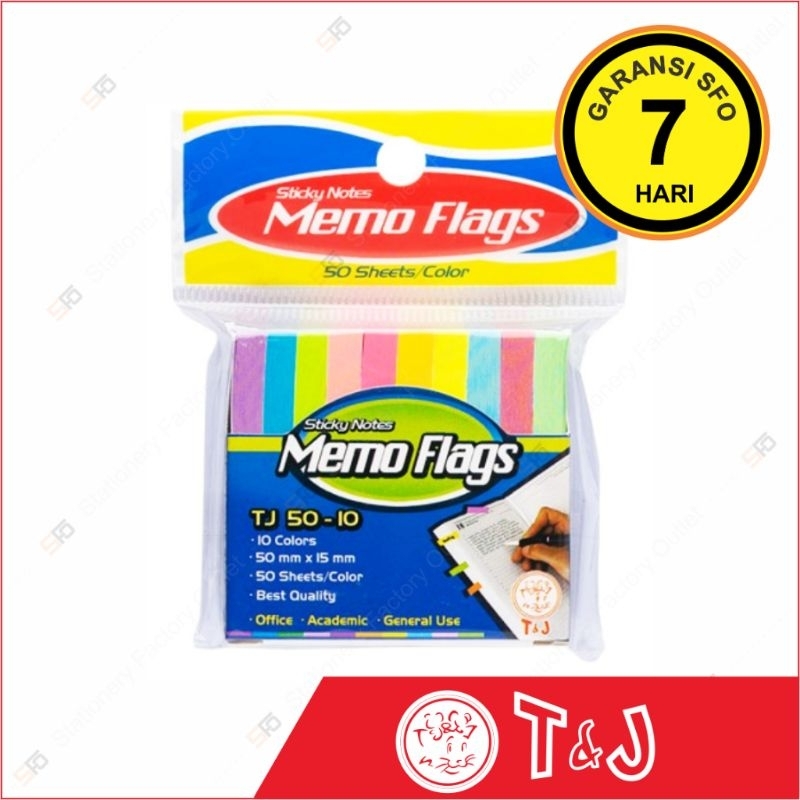 

Memo Flags Sticky Notes TJ 50-10 50mmx15mm