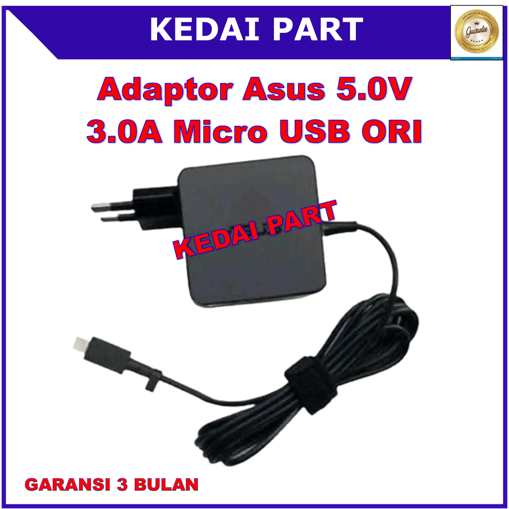 Adaptor Charger Asus 5V 3A Micro USB Original