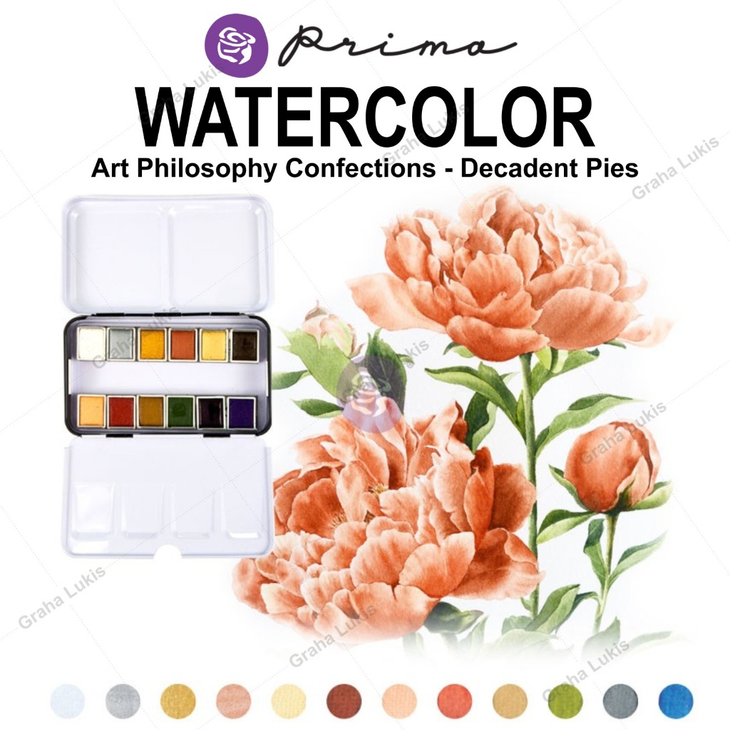 

Prima Watercolor - Art Philosophy Watercolor Confections Decadent Pies