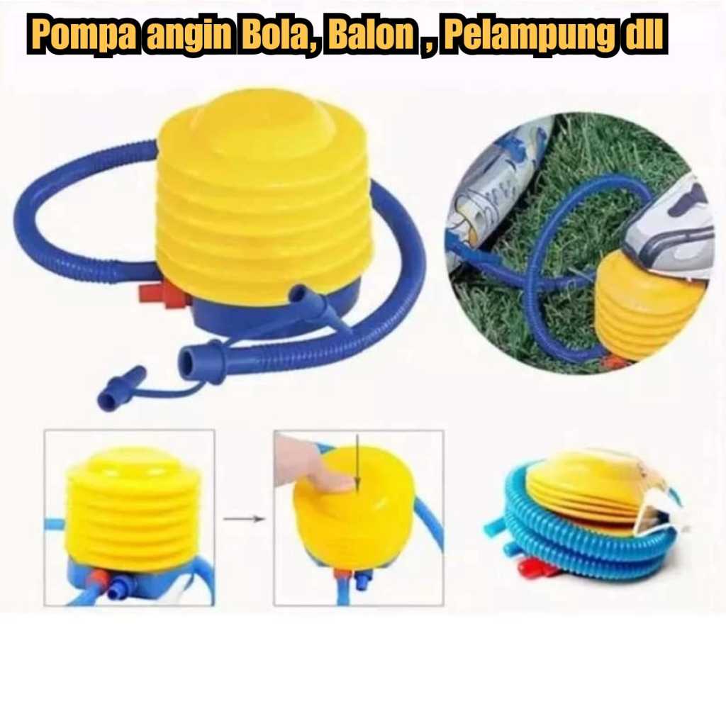 Pompa balon angin pompa pelampung kolam renang pompa mainan pompa injak plastik