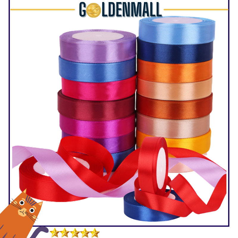 

Pita Satin 2CM Buket Bouquet Bunga Dekorasi / Pita Kado Per ROLL PT01