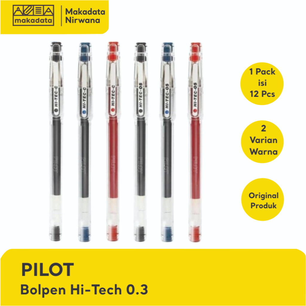 

PILOT PULPEN/BOLLPOINT/PULPEN HI-TECH 0.3 (1 PCS)