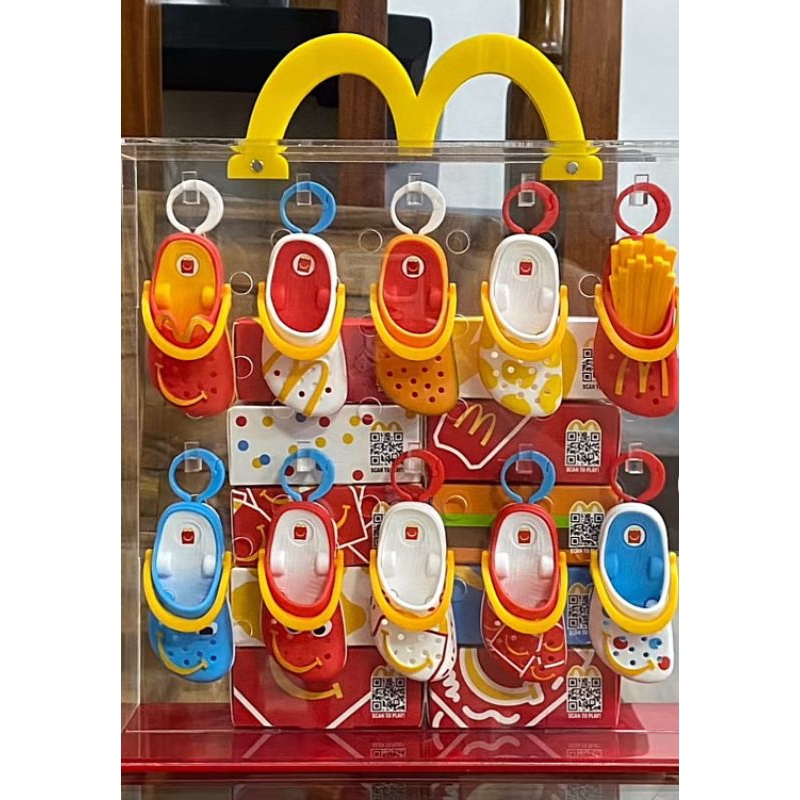 Crocs McD Happy Meal Crocs Keychain