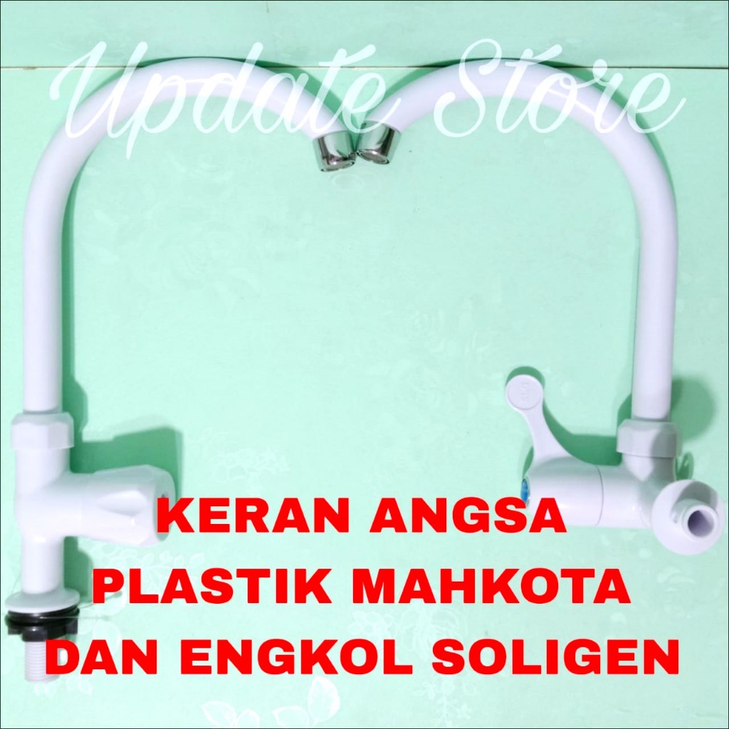 Keran Angsa Plastik Soligen Mahkota dan Keran Angsa Plastik Soligen Engkol