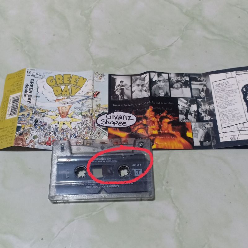 kaset pita GREEN DAY - Dookie