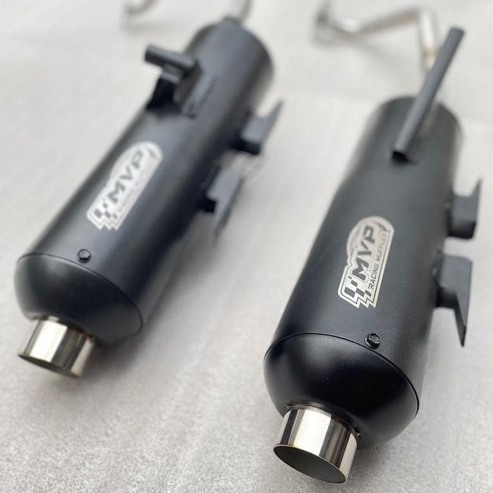 TERMURAH ORIGINAL knalpot MVP tanpa end muffler BEAT vario aerox mio SCOOPY fino nmax genio