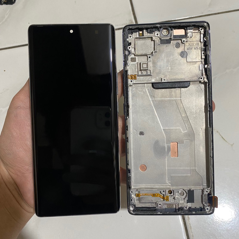 LCD TOUCHSCREEN FULLSET FRAME TECNO SPARK 20 PRO PLUS / SPARK 20 PRO+ KJ7 ORIGINAL COPOTAN