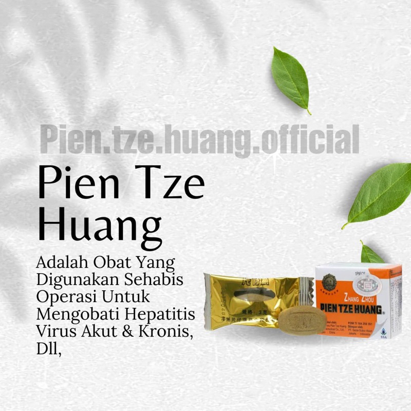 PIEN TZE HUANG KAPSUL - PIEN TZE HUANG ASLI ORIGINAL - OBAT PASCA OPERASI HERBAL CHINA