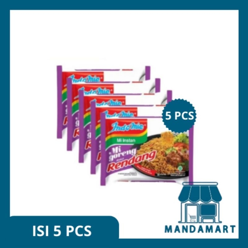 

Paket Bundling Indomie Mie Instan Goreng Rasa Rendang Isi 5 Pcs - MandaMart