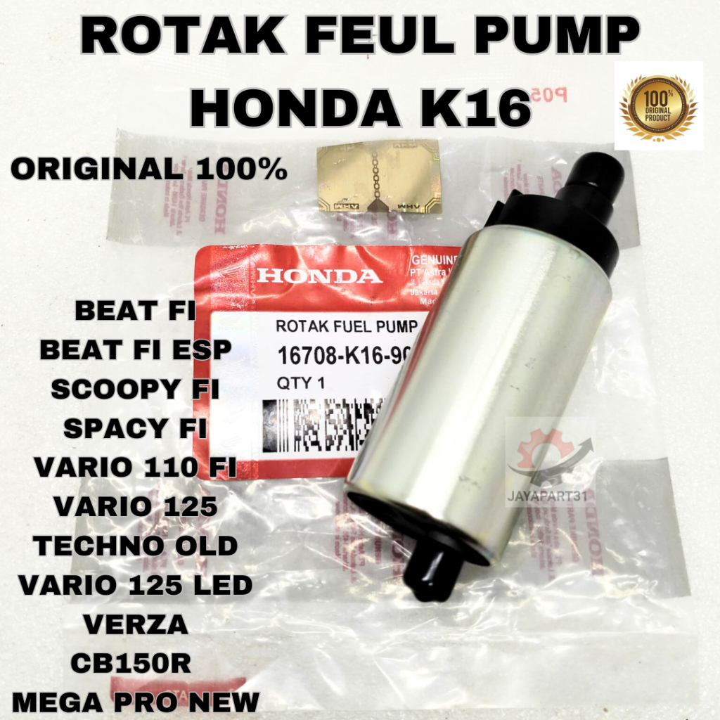 ROTAK INJEKSI K16 ASLI ORIGINAL HONDA AHM BEAT FI,SCOOPY FI ,VARIO 110 FI, VARIO 125 LED