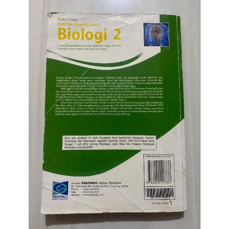 BUKU BIOLOGI KELAS 11 SMA kurikulum 2013