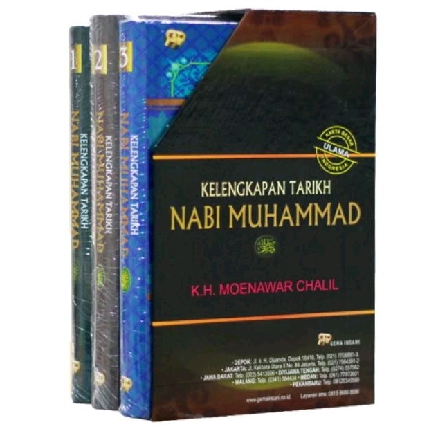 1 Set Kelengkapan Tarikh Nabi Muhammad SAW - Moenawar Chalil