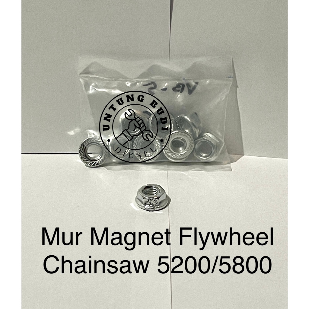 Mur Flywheel Magnet Kipas Chainsaw 5200 5800 Gergaji Mesin Senso 20 22 24 inch