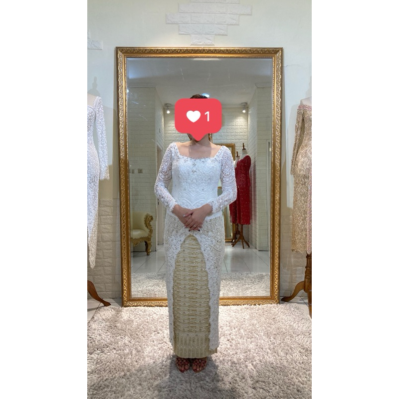 Preloved Kebaya Pengantin by Adethea (Kebaya Only) / Kebaya Wedding Adat Batak Sunda Jawa dll