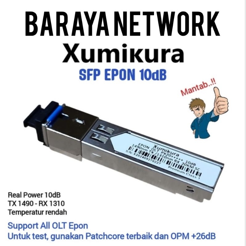 SFP EPON Xumikura 10 dB