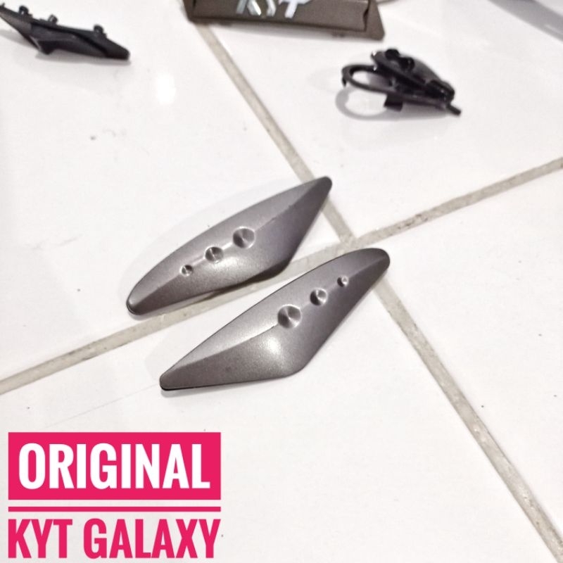 Vent Ventilasi Udara KYT Helm ORIGINAL KYT Galaxy Slide Flat Bekas ORI copotan