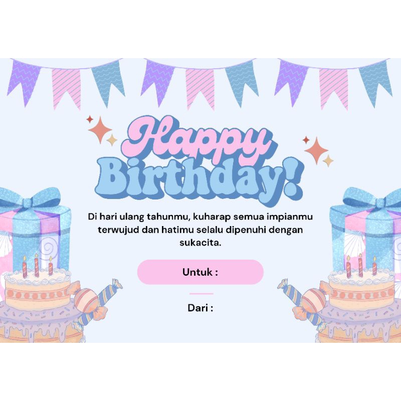 

kartu ucapan ulang tahun