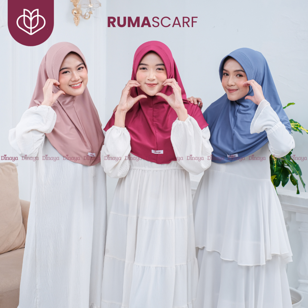 Ruma Scarf - DINAYA Bergo Instan Premium