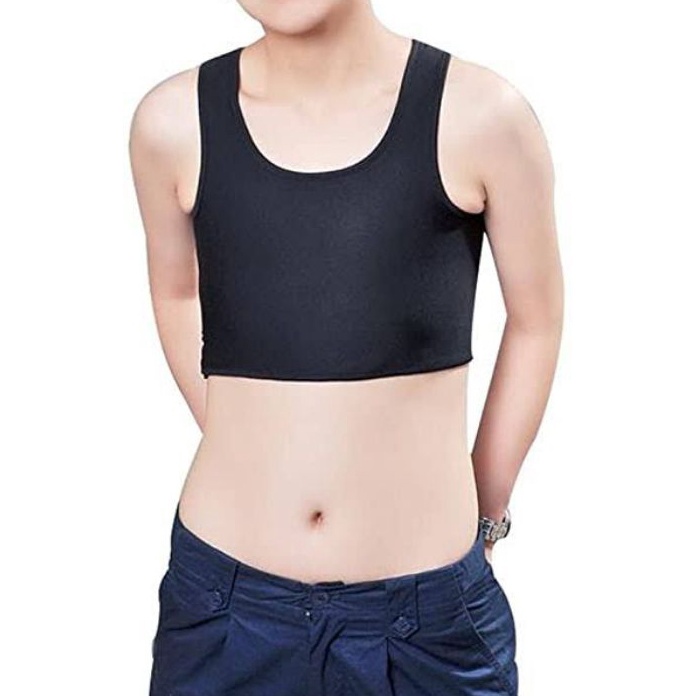 DISKON SPESIAL URAND BREAST BINDER HALF PERATA DADA NO MERK BRA SPORT OLAHRAGA TOMBOY COSPLAYER