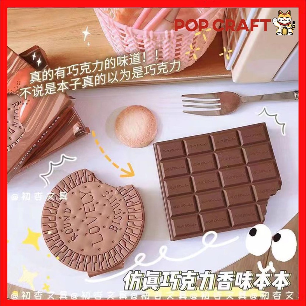 

PC Notebook Buku Mini Note Lucu Motif Biscuit dan Chocolate Notebbok Lucu Alat Tulis Kantor - MB08