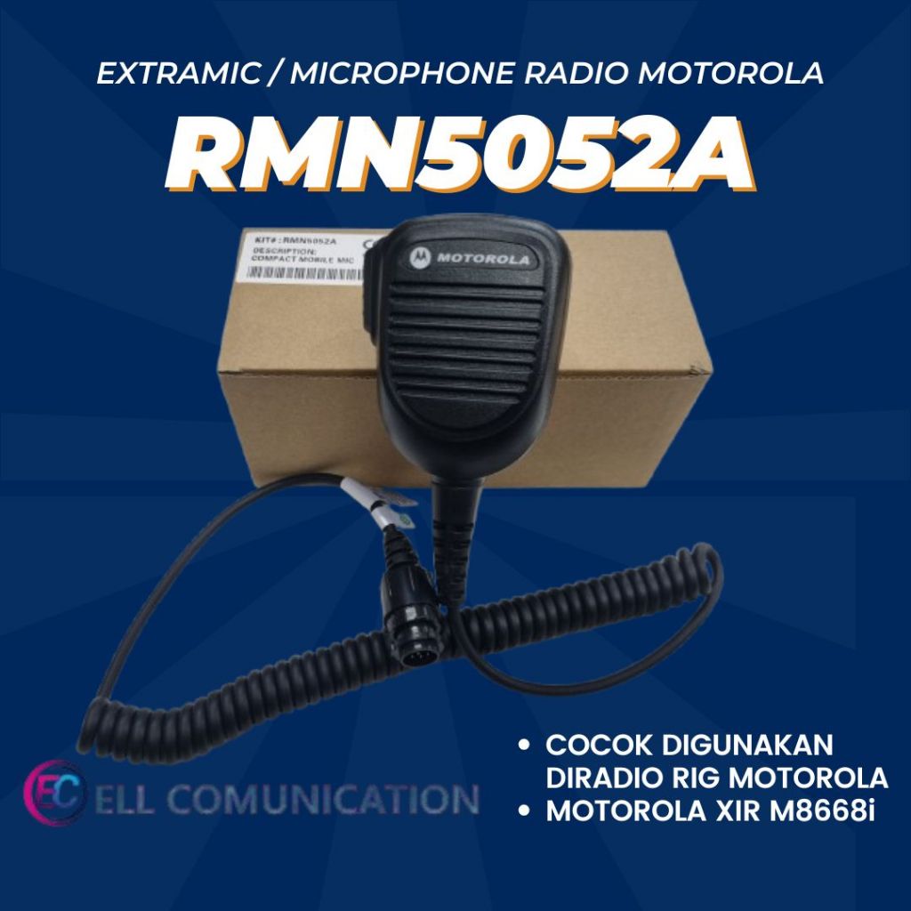 JUAL EXTRAMIC RADIO RIG MOTOROLA XIR M8668i XiR M8260i M8268i RMN5052A EXTRA MIC RIG MOTOROLA XIR M8