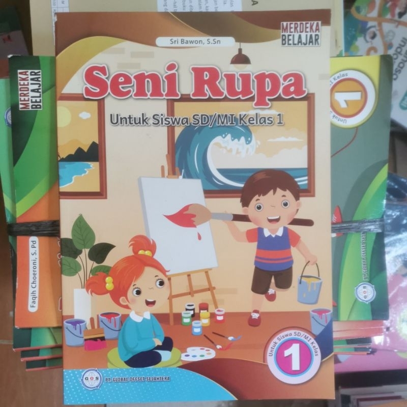 

BUKU PELAJARAN SENI RUPA KURIKULUM MERDEKA UNTUK KELAS 1 SD/MI