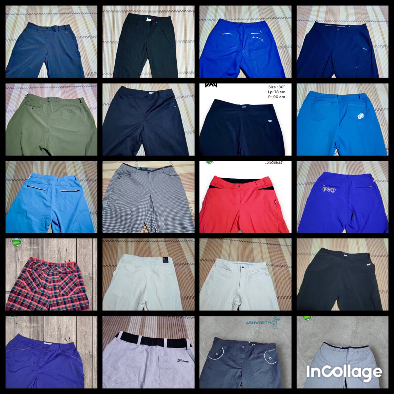 Celana Panjang  Golf Pria Wanita PXG Deuter etc