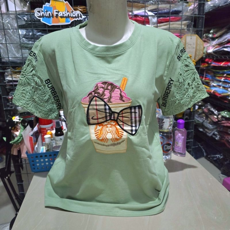 Kaos Lengan Pendek Import Tiramisu XL