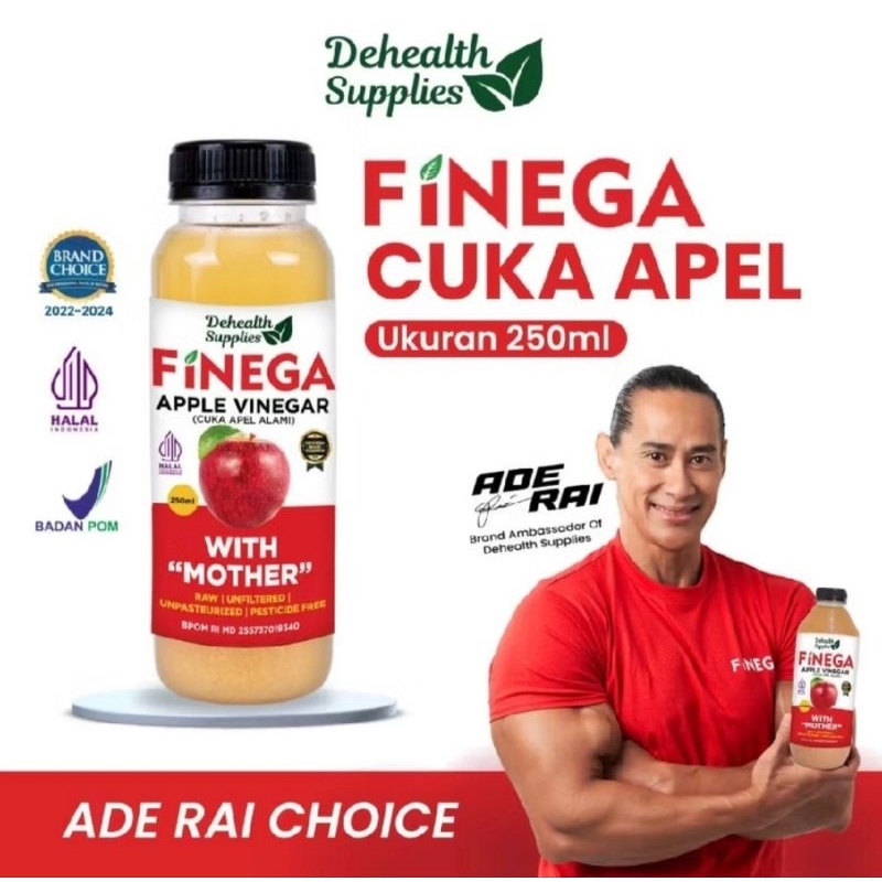 

Dehealth Supplies FINEGA CUKA APEL 250 ML (Botol Plastik)