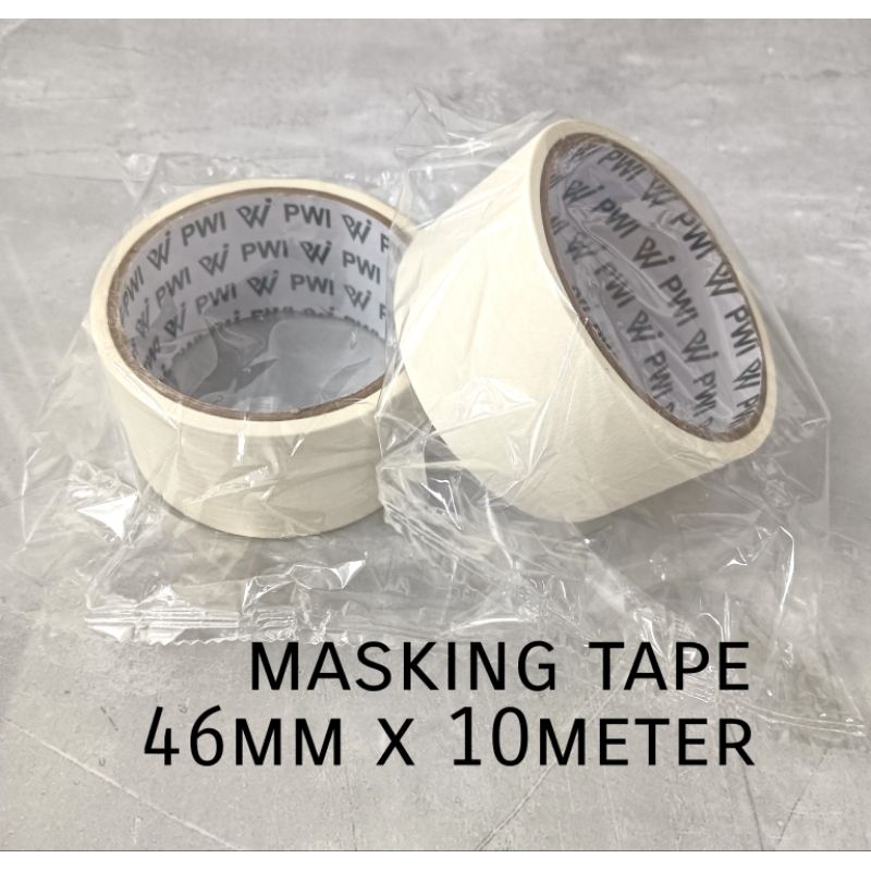 

Masking Tape 46mm x 10meter PWI / Isolasi Kertas