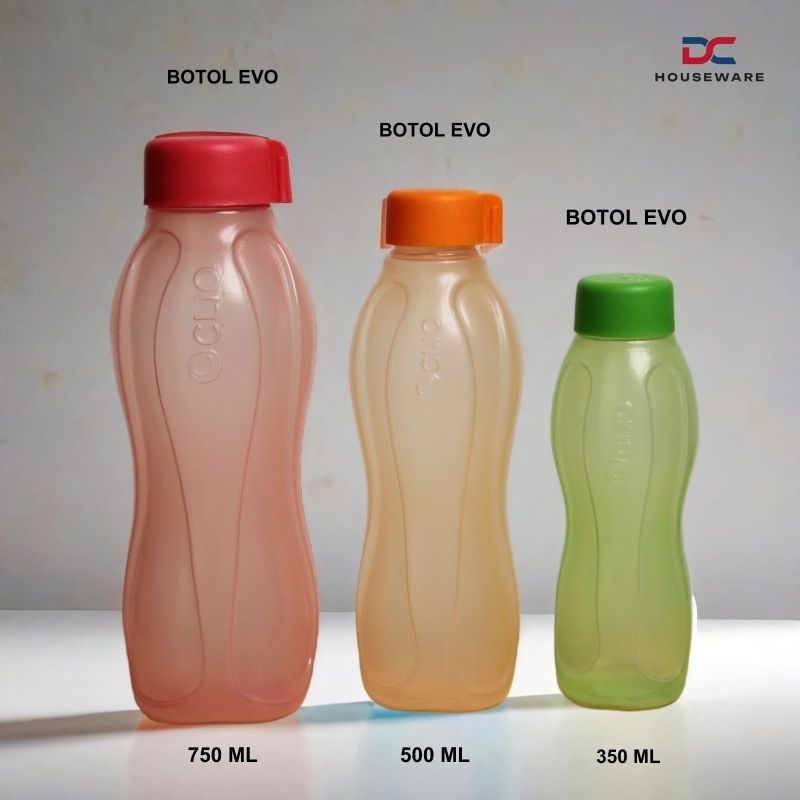 [ 1 PCS ] ( BOTOL EVO ) - Botol Air Minum Clio / Botol Plastik Grosir / Sovenir Ulang Tahun Pernikah