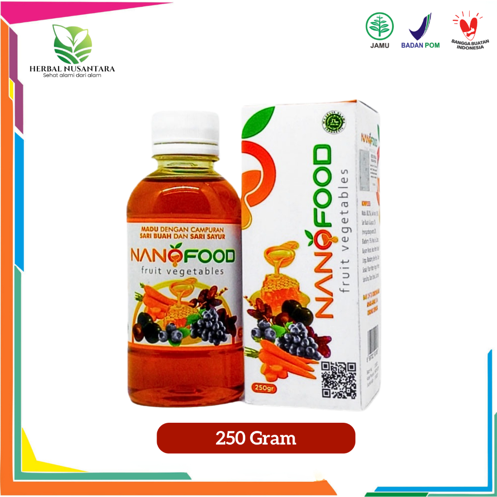 

Madu Nanofood Suplemen Daya Tahan Tubuh Madu Multivitamin Fruit Vegetables Penambah Nafsu Makan