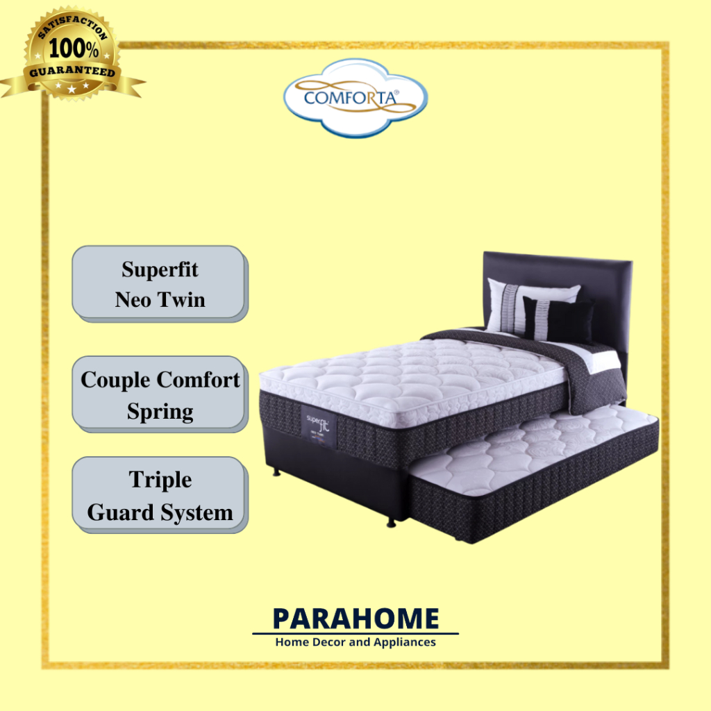 Spring Bed / Matras / Kasur Sorong 2in1 Comforta Superfit New Neo Twin Set