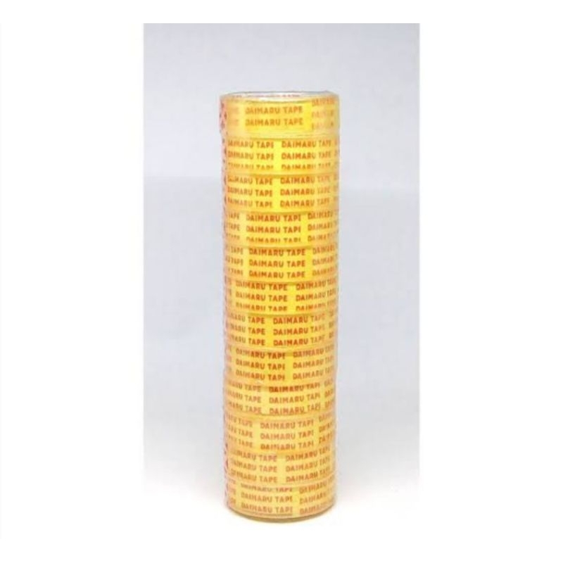 

Daimaru Mini Selotip Ukuran 12 mm x 10 Yard - 1 Slop Isi 12 Pcs