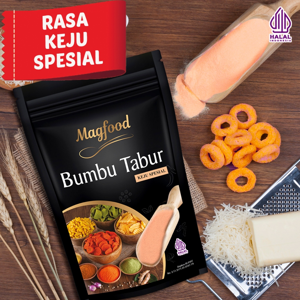 

Magfood Bumbu Tabur Khas Keju (Keju Spesial) 500 Gr