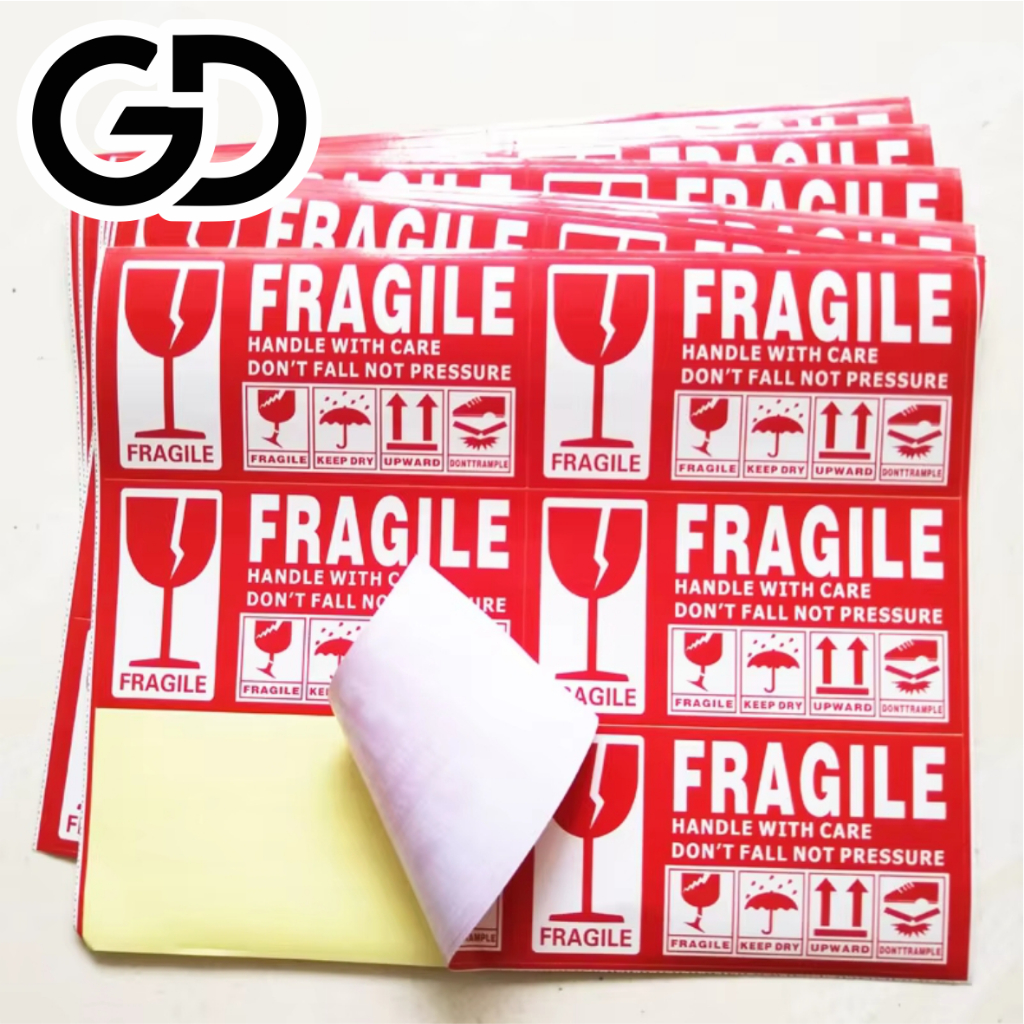 

Sticker Fragile, Waterproof, Termurah, Berkualitas, Terbaik, Desain Bisa Request