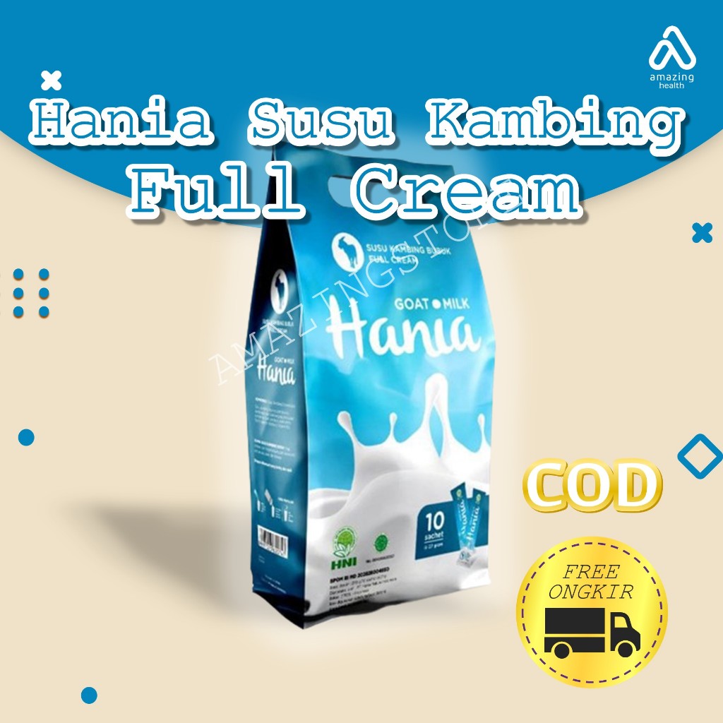 

Hania Susu Kambing Full Cream HNI-HPAI | 100% Susu Kambing Bubuk Tanpa Campuran Tambahan Apapun