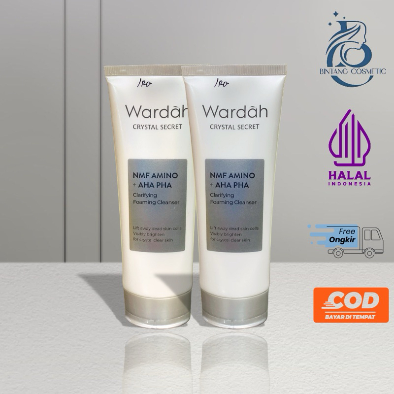 Wardah Crystal Secret Face Wash , Sabun muka wardah crystal secret putih